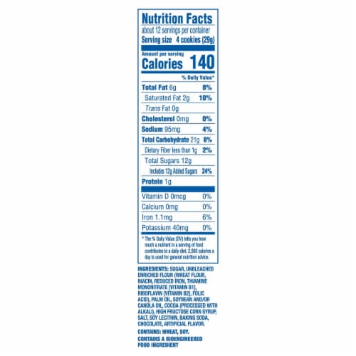 OREO Thins Chocolate Sandwich Cookies Family Size Perspective: back