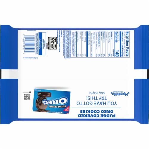 Oreo Chocolate Marshmallow Flavor Creme Chocolate Sandwich Cookies Perspective: back