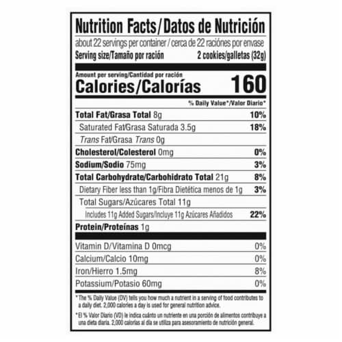 Chips Ahoy! Chunky Chocolate Chunk Cookies Party Size Perspective: back