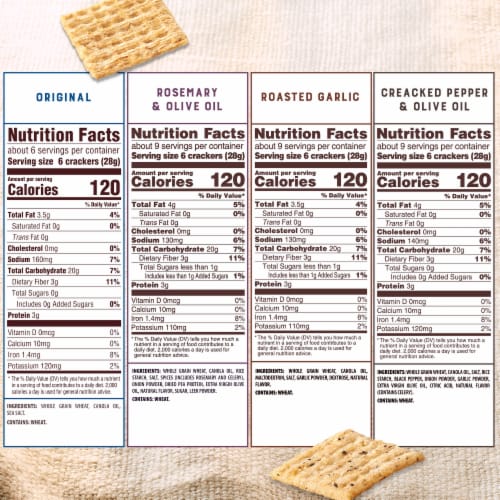 Triscuit Variety Crackers Perspective: back