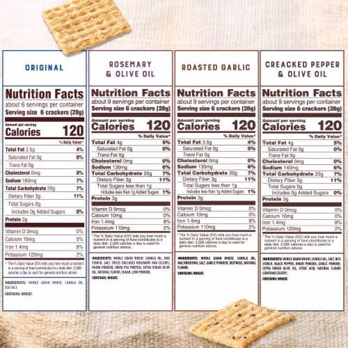 Triscuit Variety Crackers Perspective: back