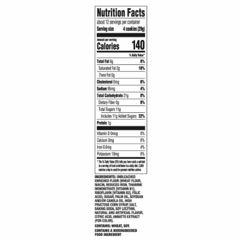 OREO Thins Lemon Creme Sandwich Cookies Family Size Perspective: back