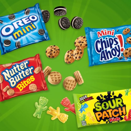 Nabisco Cookie & Sour Patch Kids Candy Variety Pack Perspective: back