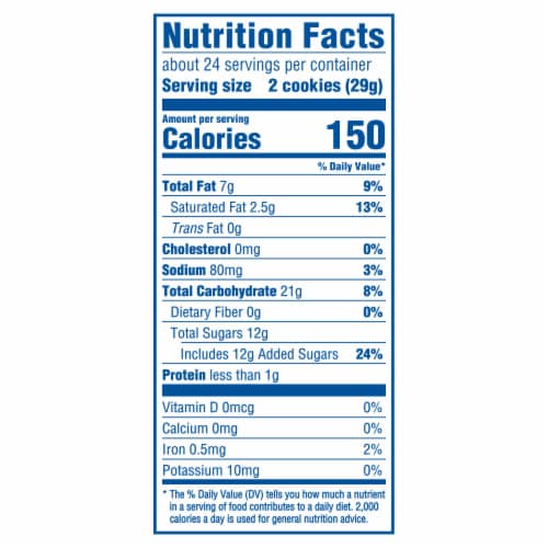 Oreo Double Stuf Golden Sandwich Cookies Party Size Perspective: back