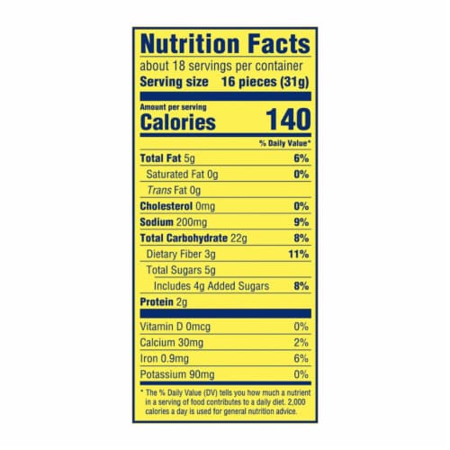 Wheat Thins Original Whole Grain Wheat Crackers Perspective: back