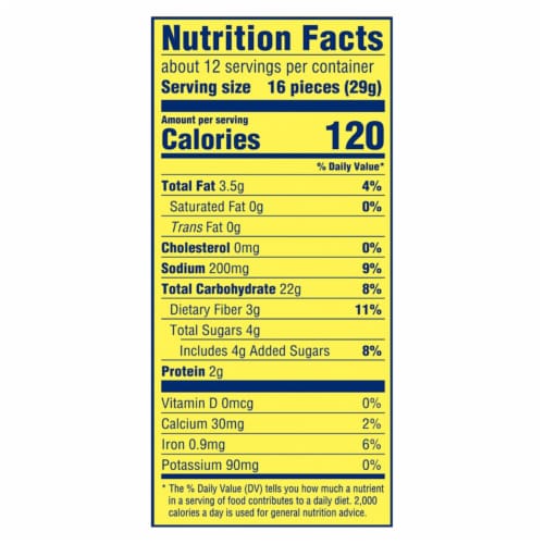 Wheat Thins Reduced Fat Whole Grain Wheat Crackers Perspective: back