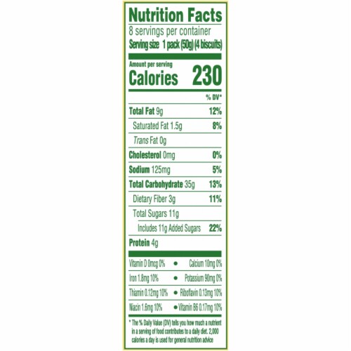 Belvita Toasted Coconut Breakfast Biscuits Perspective: back