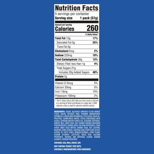 Oreo Cakesters Soft Snack Cakes Perspective: back