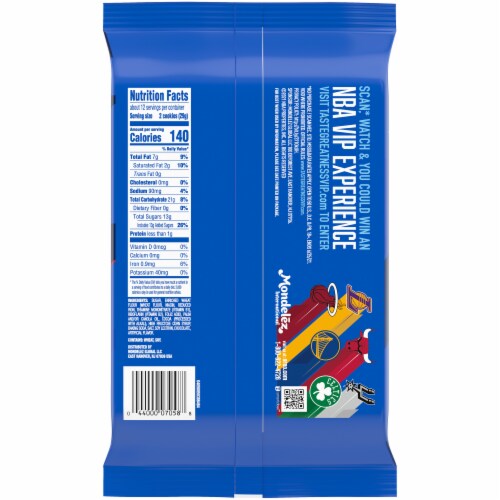 Oreo Limited Edition NBA Dynasty Chcocolate Sandwich Cookies Perspective: back