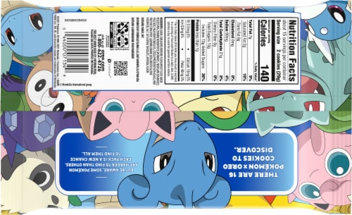 Oreo Pokemon™ Chocolate Sandwich Cookies Perspective: back
