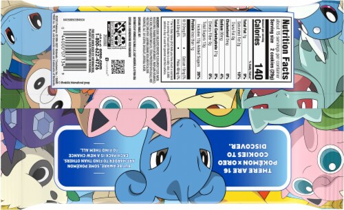 Oreo Pokemon™ Chocolate Sandwich Cookies Perspective: back