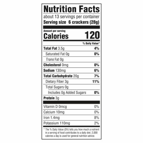 Triscuit Roasted Garlic Whole Grain Wheat Crackers Family Size Perspective: back