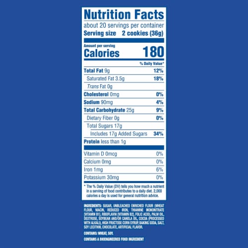 OREO Mega Stuf Chocolate Sandwich Cookies Party Size Perspective: back