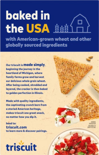 Triscuit Tomato Basil Pizza Thin Crisps Perspective: back