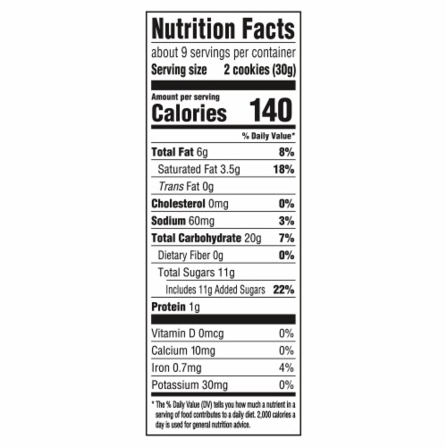 CHIPS AHOY! Chewy Hershey's S'mores Milk Chocolate Chip Cookies Perspective: back