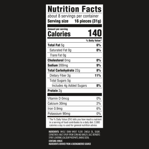 Wheat Thins Original Whole Grain Wheat Crackers STAR WARS Pack Perspective: back