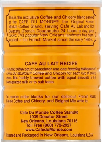 Cafe Du Monde® Coffee and Chicory Ground Coffee Perspective: back