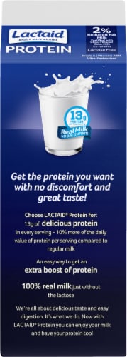 Lactaid® 2% Protein Lactose Free Milk Perspective: back
