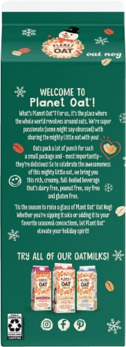Planet Oat® Oat Nog Beverage Perspective: back