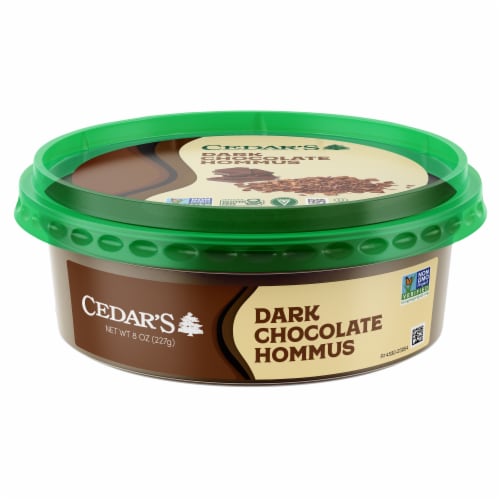 Cedar's Dark Chocolate Hummus Perspective: back