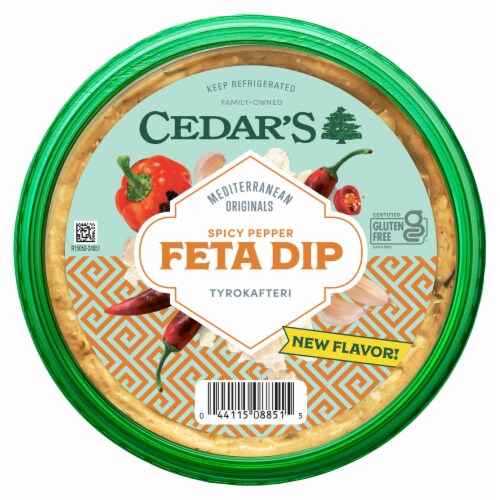Cedar's Foods Spicy Pepper Feta Dip Perspective: back