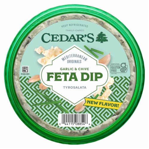 Cedar's Foods Garlic & Chive Feta Dip Perspective: back