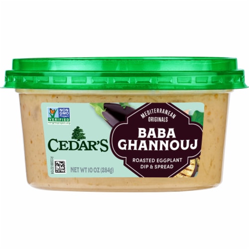 Cedar's Baba Ghannouj Roasted Eggplant Dip Perspective: back