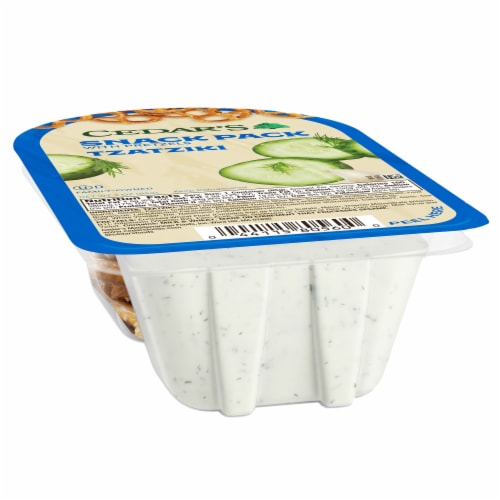 Cedar's Foods Tzatziki with Pretzels Snack Pack Perspective: back