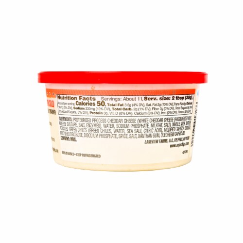 Rojo's® Queso Blanco Medium 12oz Perspective: back