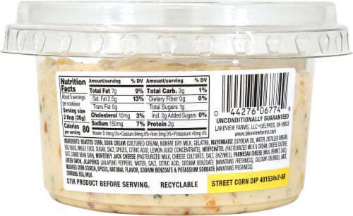 Fresh Creations™ Street Corn Dip Perspective: back
