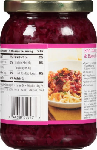 Aunt Nellie's® Sweet & Sour Red Cabbage Perspective: back