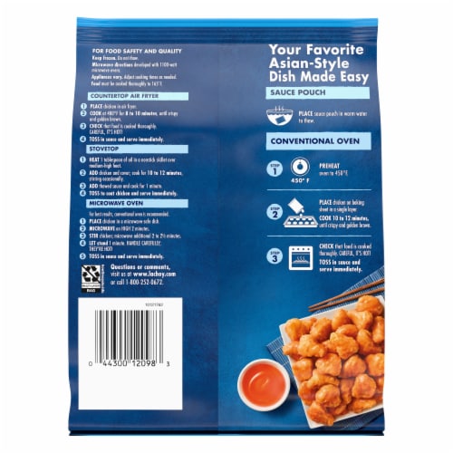 La Choy® Sweet & Sour Chicken Frozen Entrée Perspective: back