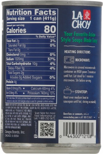 La Choy® Miso Soup Perspective: back