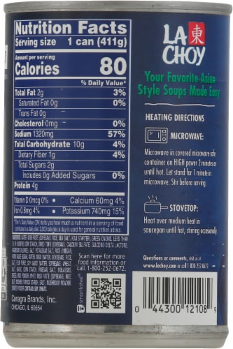 La Choy® Miso Soup Perspective: back
