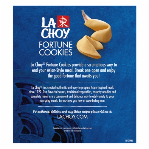 La Choy Fortune Cookies Perspective: back