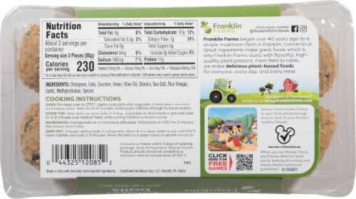 Franklin® Farms Baked Falafel Balls Perspective: back