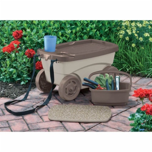 Suncast® Garden Scooter Perspective: back