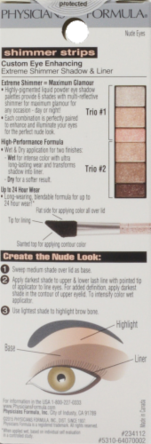 Physicians Formula® Shimmer Strips Extreme Shimmer Shadow Nude Eyes Perspective: back