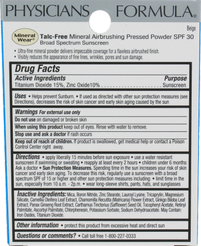 Physicians Formula® Mineral Wear® Airbrushing Pressed Powder Beige Perspective: back