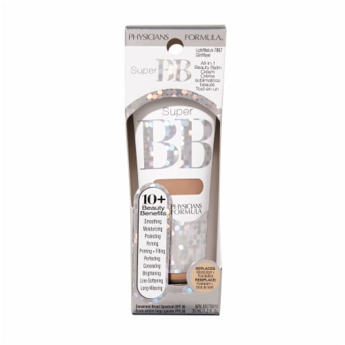 Physicians Formula Super BB All-in-1 Beauty Balm Cream, Light/Medium Perspective: back