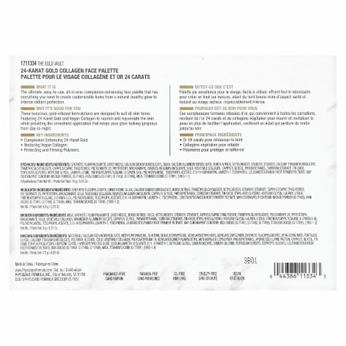Physicians Formula® The Gold Vault 24-Karat Gold Collagen Face Palette Perspective: back