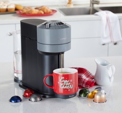 De'Longhi Nespresso VertuoPlus Coffee and Espresso Single-Serve Machine - Gray Perspective: back