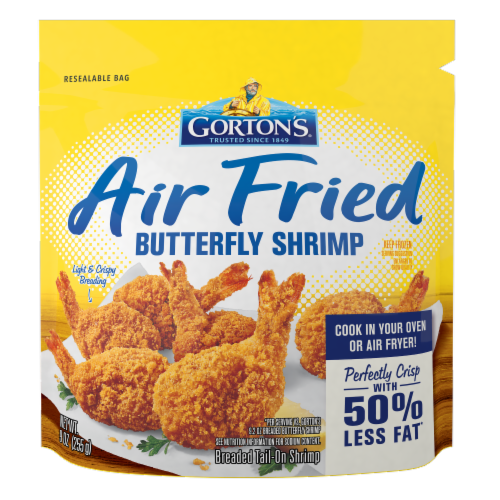 Gorton’s® Frozen Air Fried Butterfly Shrimp, 9 oz - Kroger