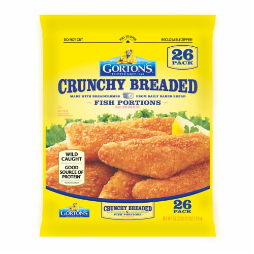 Gorton's® Breaded Fish Fillets Perspective: back