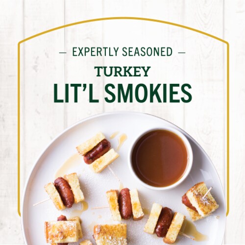 Hillshire Farm® Turkey Lit'l Smokies® Smoked Sausage Perspective: back