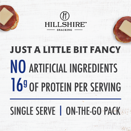 Hillshire® Snacking Small Plate All Natural* Uncured Pepperoni with Natural White Cheddar Cheese Perspective: back