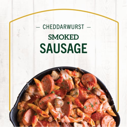 Hillshire Farm® Cheddarwurst® Smoked Sausage Perspective: back
