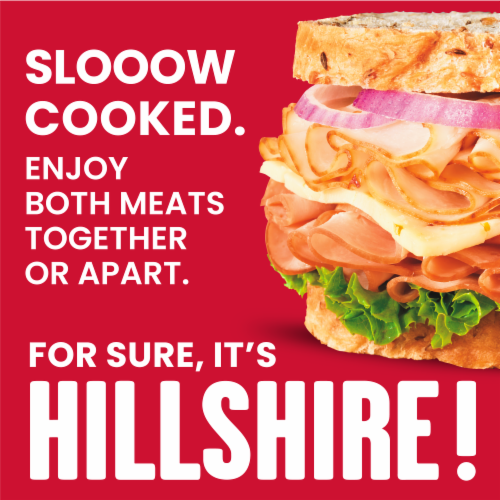 Hillshire Farm® Ultra Thin Sliced Lunchmeat Oven Roasted Turkey Breast & Honey Ham Perspective: back
