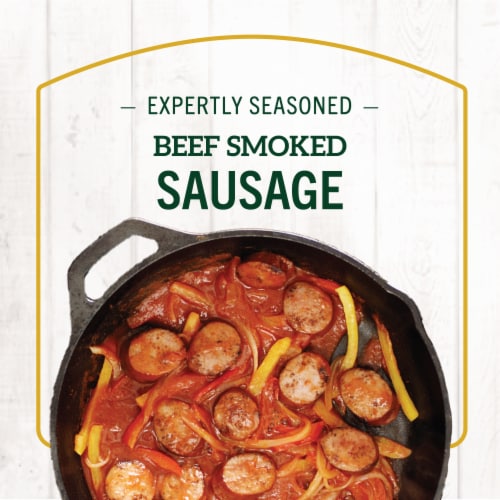 Hillshire Farm® Beef Smoked Sausage Perspective: back