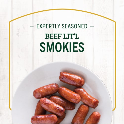 Hillshire Farm® Beef Lit'l Smokies® Smoked Sausage Perspective: back
